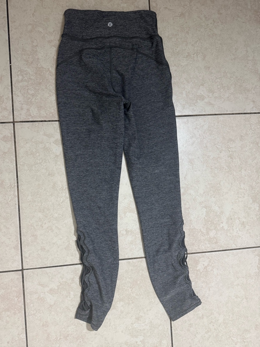 lululemon athletica Heather Gray High-Rise Leggings - Picture 2 of 5